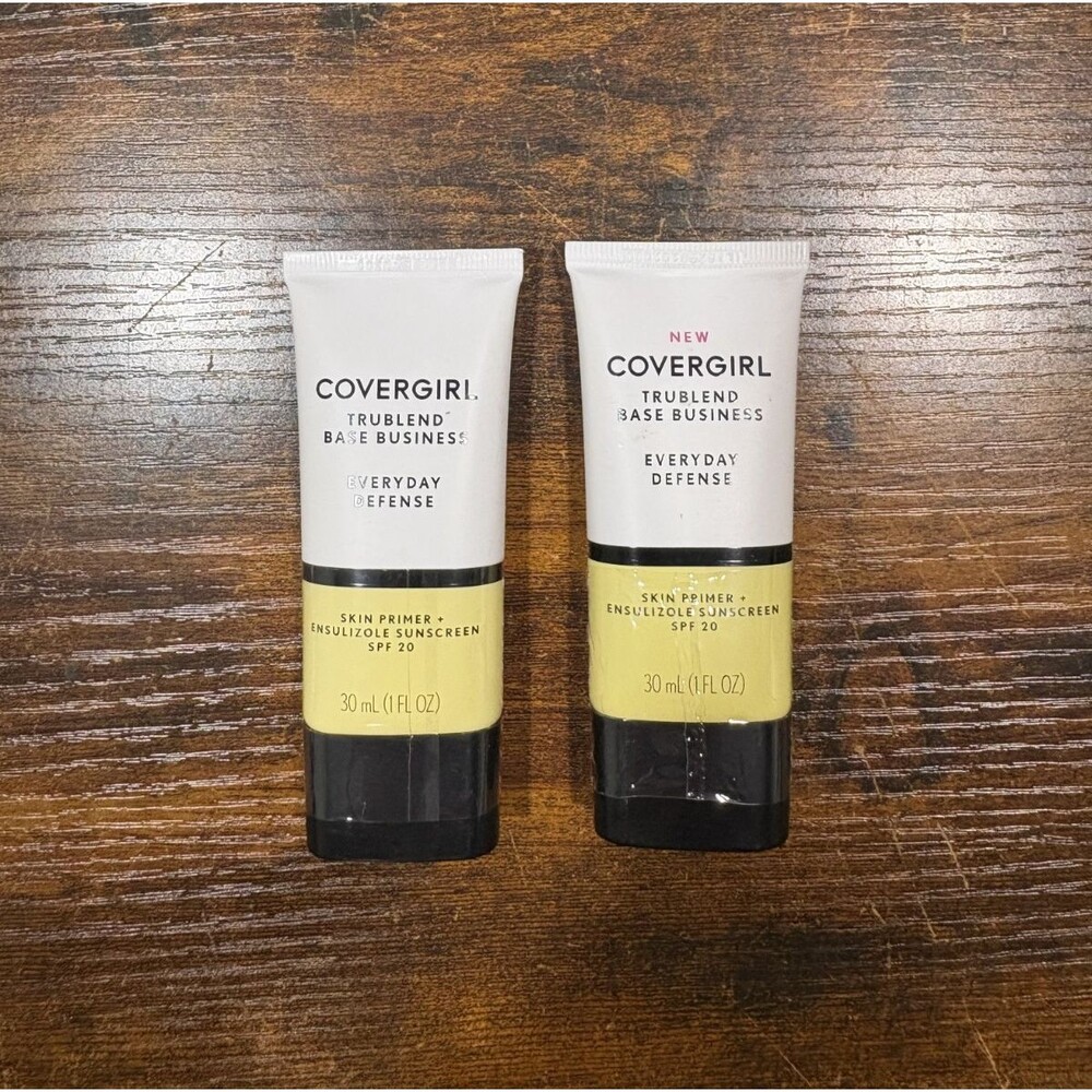 2 pack Covergirl TruBlend Base Business Skin Primer Everyday Defense SPF20